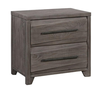 Modus Furniture - Hearst Solid Wood Two-Drawer Nightstand in Sahara Tan - 6VF381 veiw 1