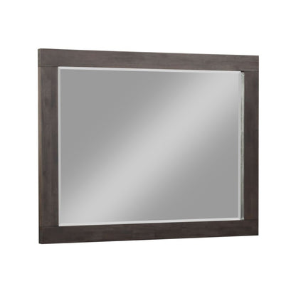 Modus Furniture - Heath Beveled Glass Mirror in Basalt Grey - 3H5783 veiw 1