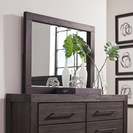 Modus Furniture - Heath Beveled Glass Mirror in Basalt Grey - 3H5783 veiw 2