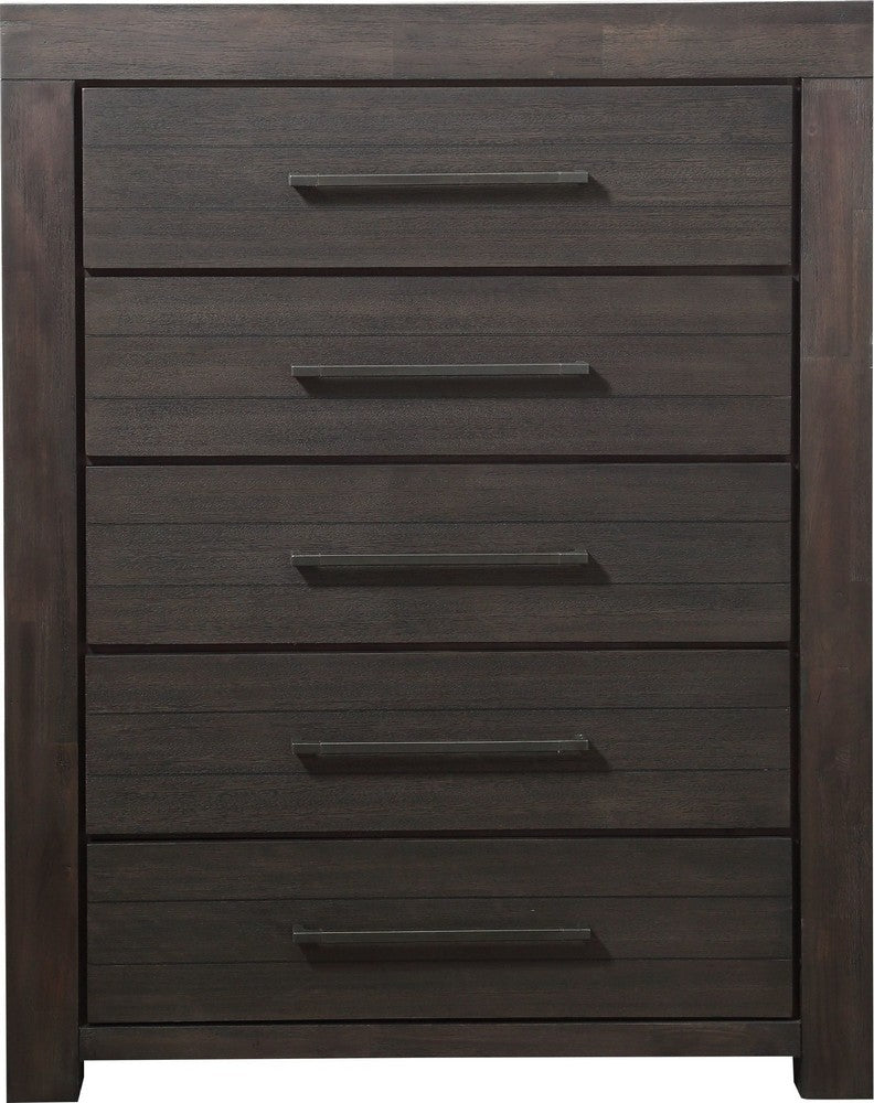 Modus Furniture - Heath Five Drawer Chest in Basalt Grey (2024) - 3H5784A view 1