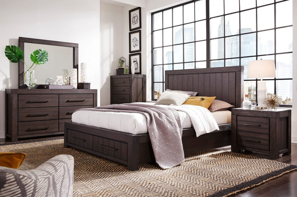 Modus Furniture - Heath Five Drawer Chest in Basalt Grey (2024) - 3H5784A view 3