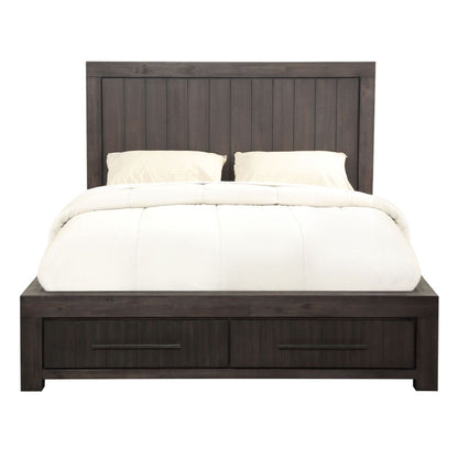 Modus Furniture - Heath Full-Size Two Drawer Storage Bed in Basalt Grey - 3H57D4 veiw 4