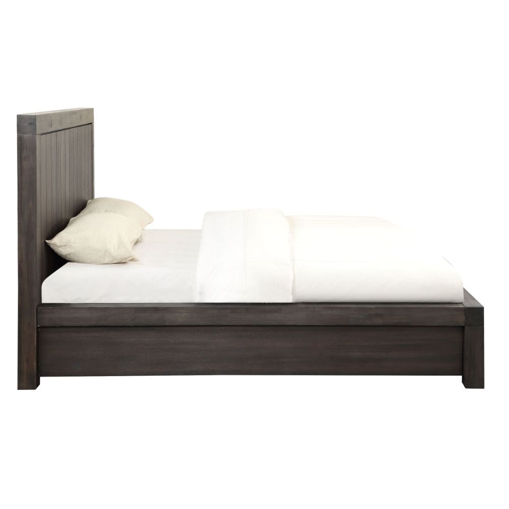 Modus Furniture - Heath Queen-Size Two Drawer Storage Bed in Basalt Grey - 3H57D5 veiw 5
