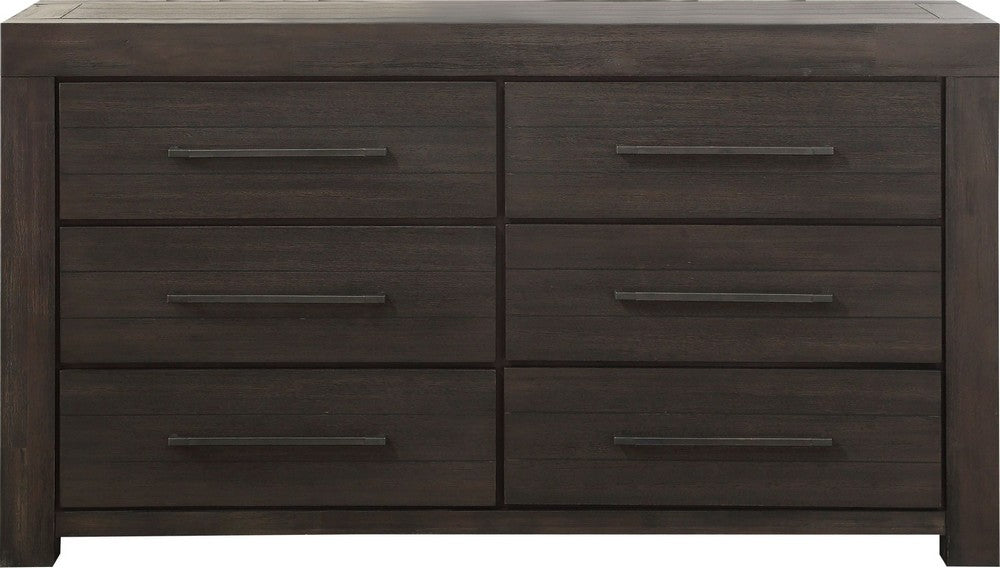 Modus Furniture - Heath Six Drawer Dresser in Basalt Grey (2024) - 3H5782A view 1