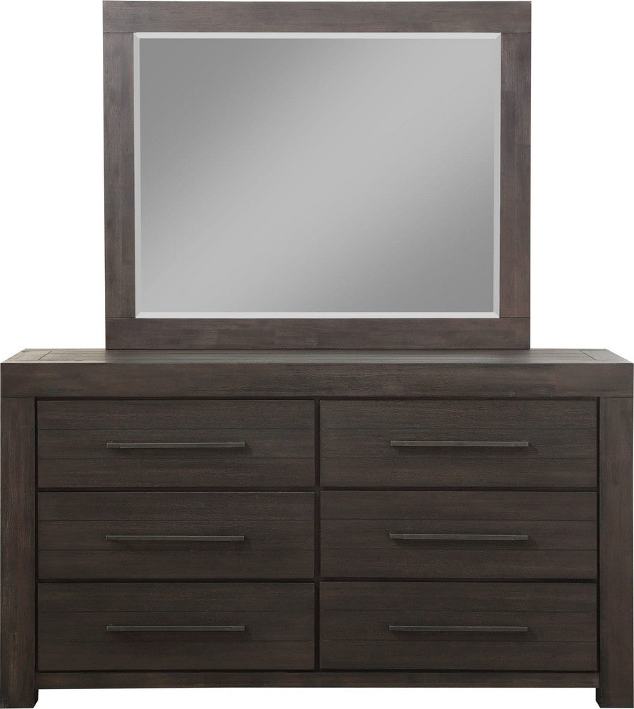 Modus Furniture - Heath Six Drawer Dresser in Basalt Grey (2024) - 3H5782A view 3