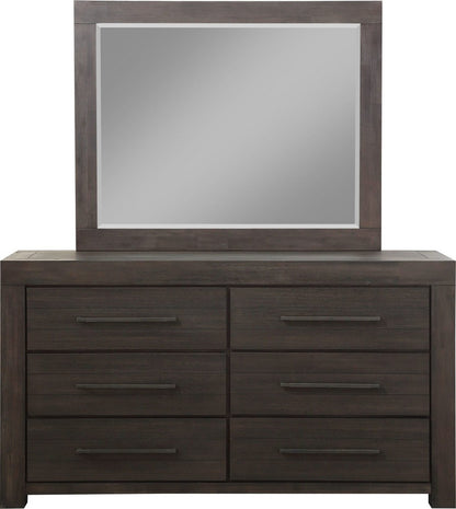 Modus Furniture - Heath Six Drawer Dresser in Basalt Grey (2024) - 3H5782A view 3