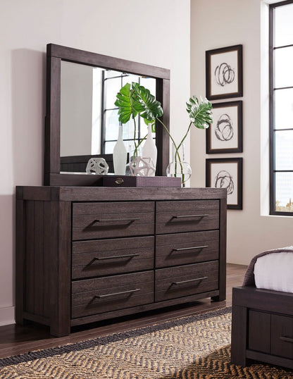 Modus Furniture - Heath Six Drawer Dresser in Basalt Grey (2024) - 3H5782A view 4