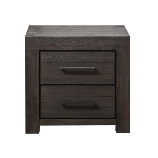 Modus Furniture - Heath Two Drawer Nightstand in Basalt Grey - 3H5781 veiw 1