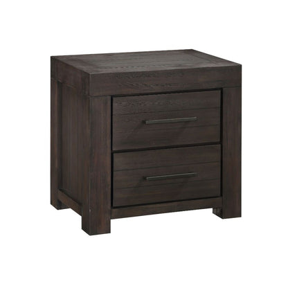 Modus Furniture - Heath Two Drawer Nightstand in Basalt Grey - 3H5781 veiw 3