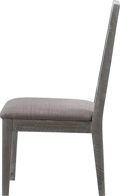 Modus Furniture - Herringbone Solid Wood Upholstered Dining Chair in Rustic Latte - 5QS363B_1 view 3