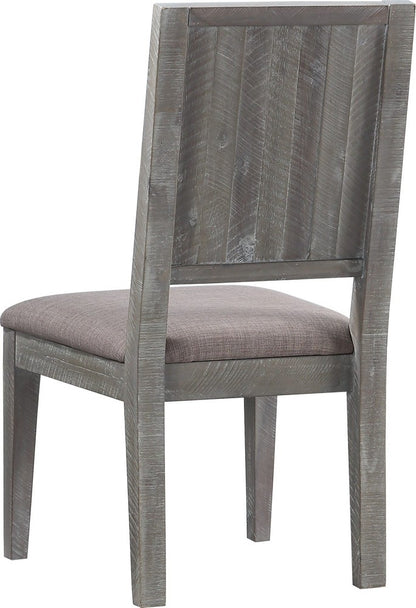 Modus Furniture - Herringbone Solid Wood Upholstered Dining Chair in Rustic Latte - 5QS363B_1 view 4