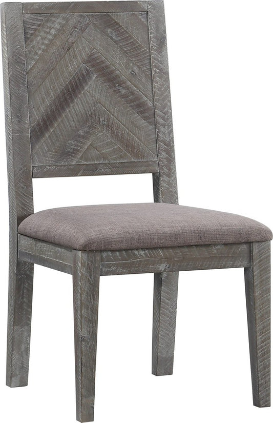 Modus Furniture - Herringbone Solid Wood Upholstered Dining Chair in Rustic Latte Set of 2 - 5QS363B_2 view 1