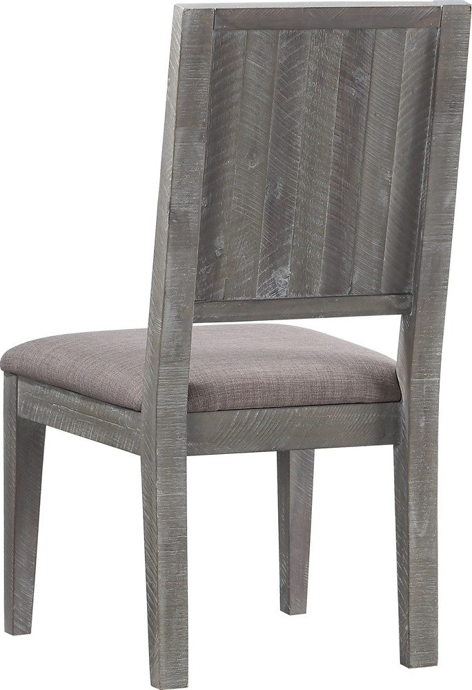 Modus Furniture - Herringbone Solid Wood Upholstered Dining Chair in Rustic Latte Set of 2 - 5QS363B_2 view 4