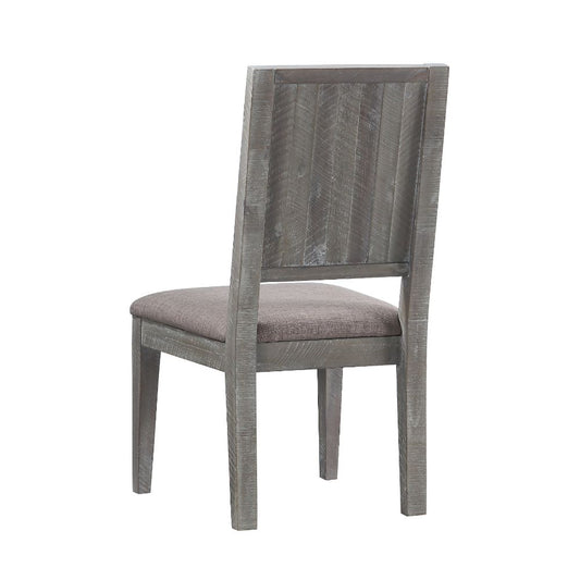 Modus Furniture - Herringbone Solid Wood Upholstered Dining Chair in Rustic Latte (Set of 2) - 5QS363B veiw 1