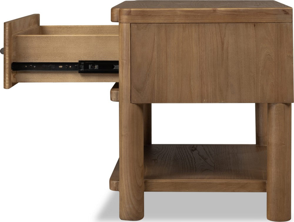 Modus Furniture - Hollis 1 Drw NS w/CM - Cbn Glw - WC2D81 view 3
