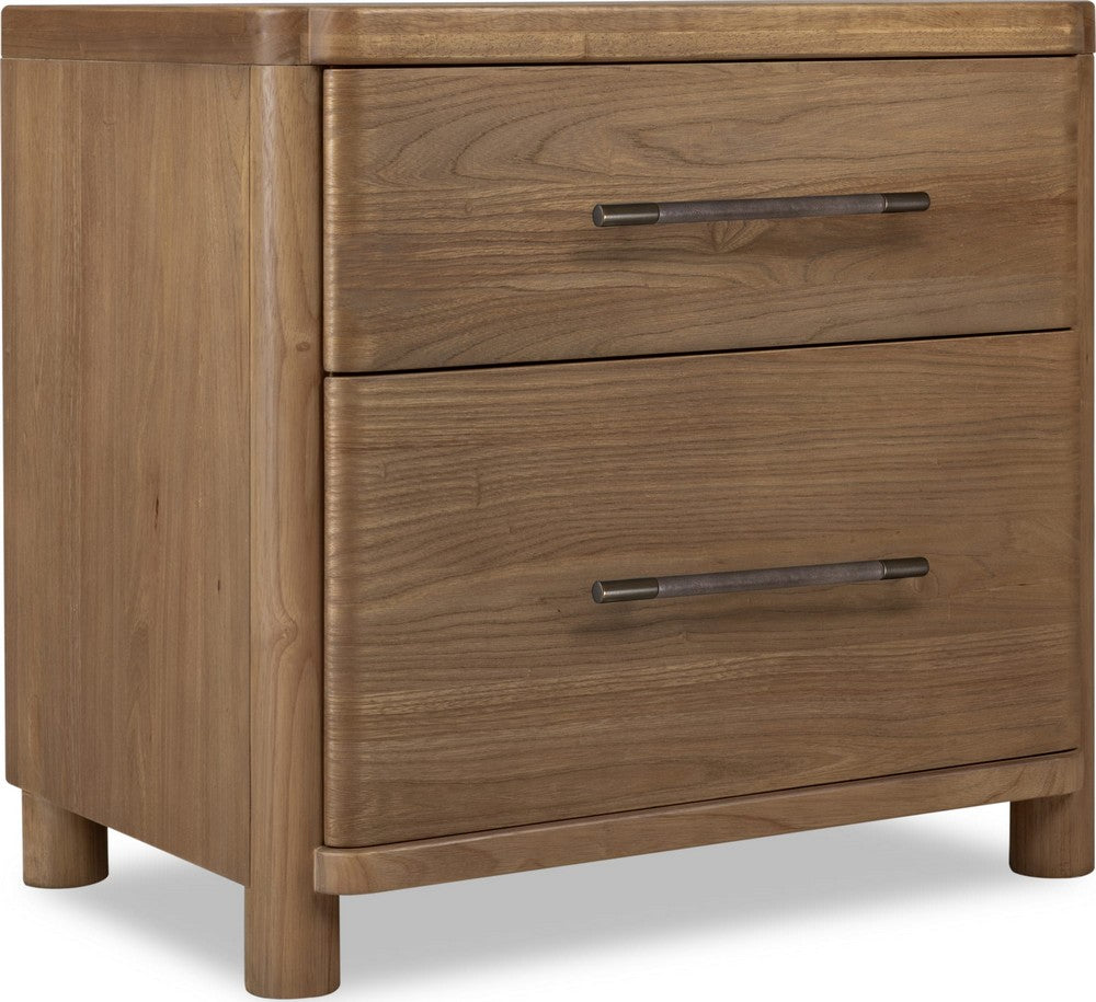 Modus Furniture - Hollis 2 Drw NS w/CM - Cbn Glw - WC2D81B view 1