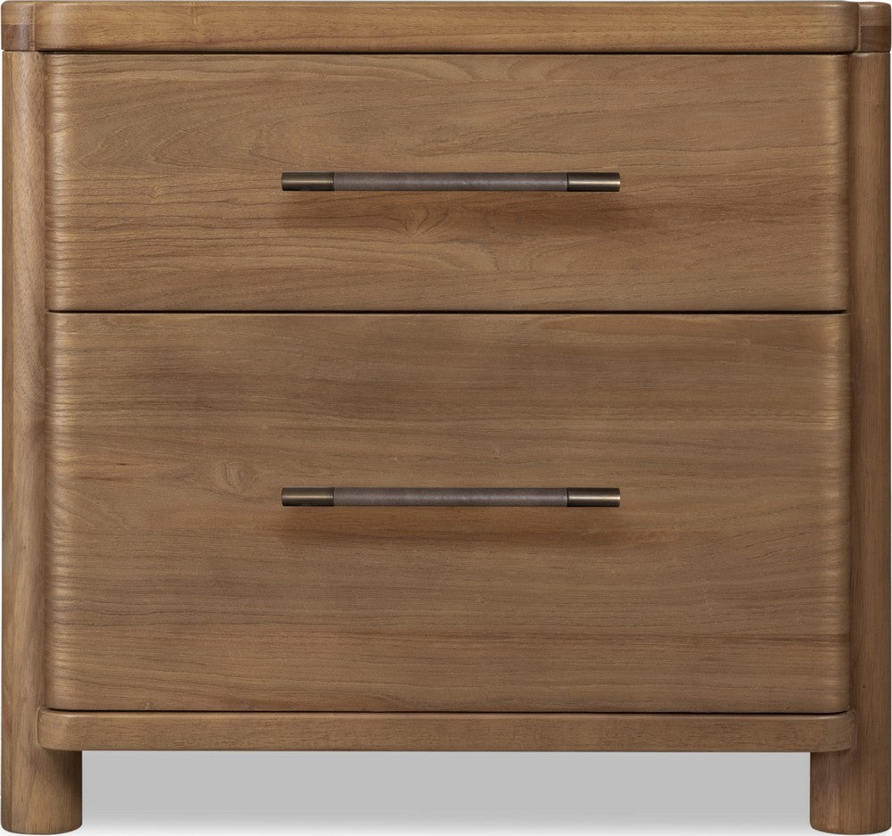 Modus Furniture - Hollis 2 Drw NS w/CM - Cbn Glw - WC2D81B view 2