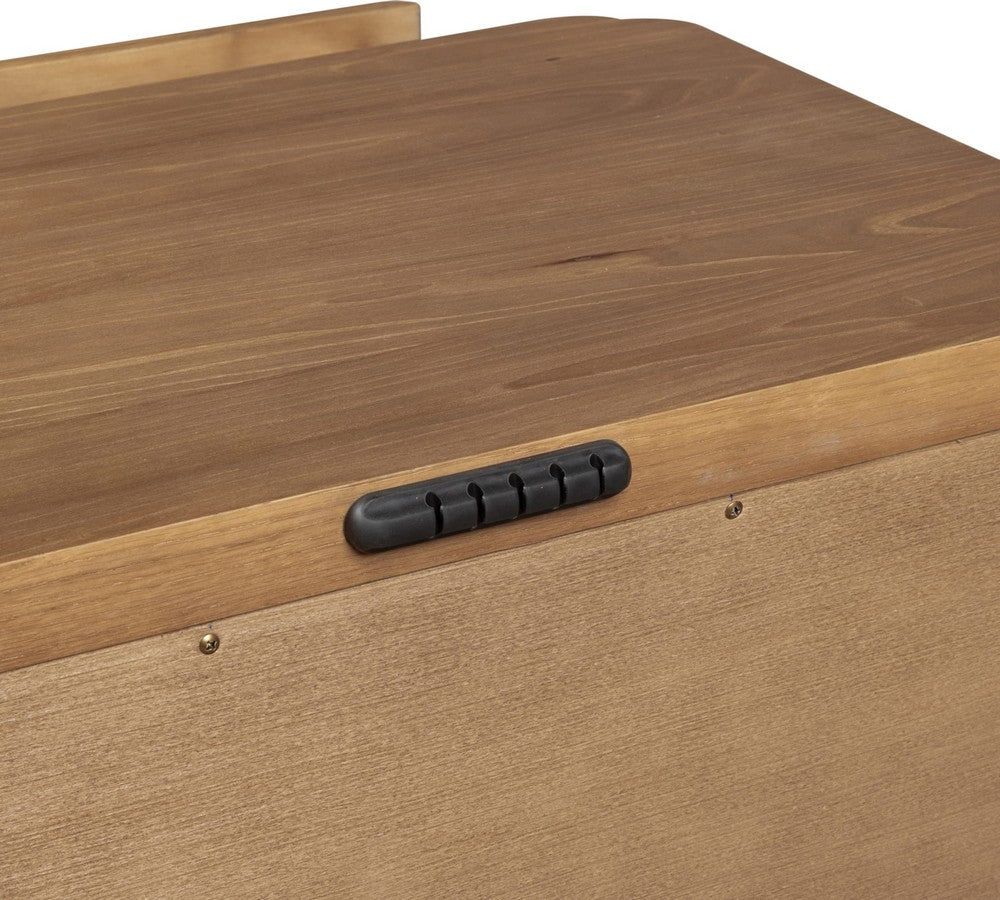 Modus Furniture - Hollis 2 Drw NS w/CM - Cbn Glw - WC2D81B view 3