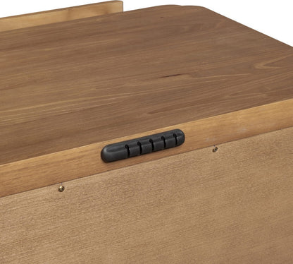 Modus Furniture - Hollis 2 Drw NS w/CM - Cbn Glw - WC2D81B view 3