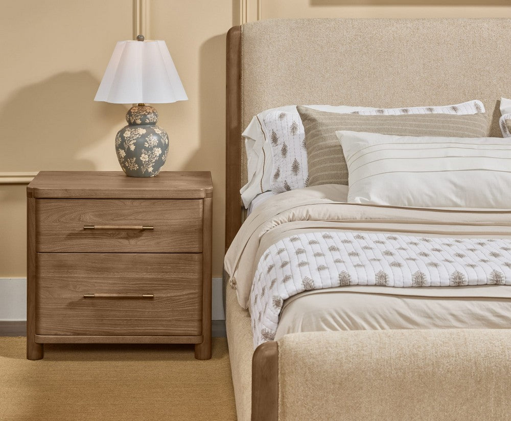 Modus Furniture - Hollis 2 Drw NS w/CM - Cbn Glw - WC2D81B view 4
