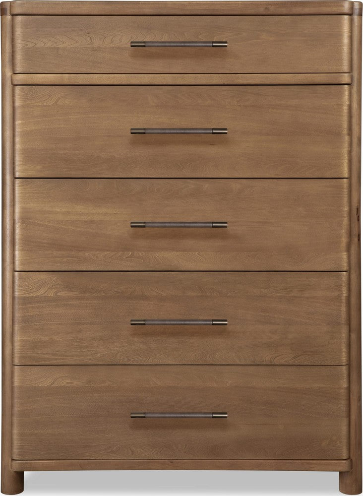 Modus Furniture - Hollis 5 Drw Chest - Cabin Glw - WC2D84 view 2