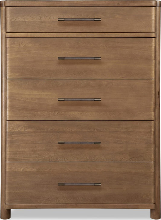 Modus Furniture - Hollis 5 Drw Chest - Cabin Glw - WC2D84 view 2