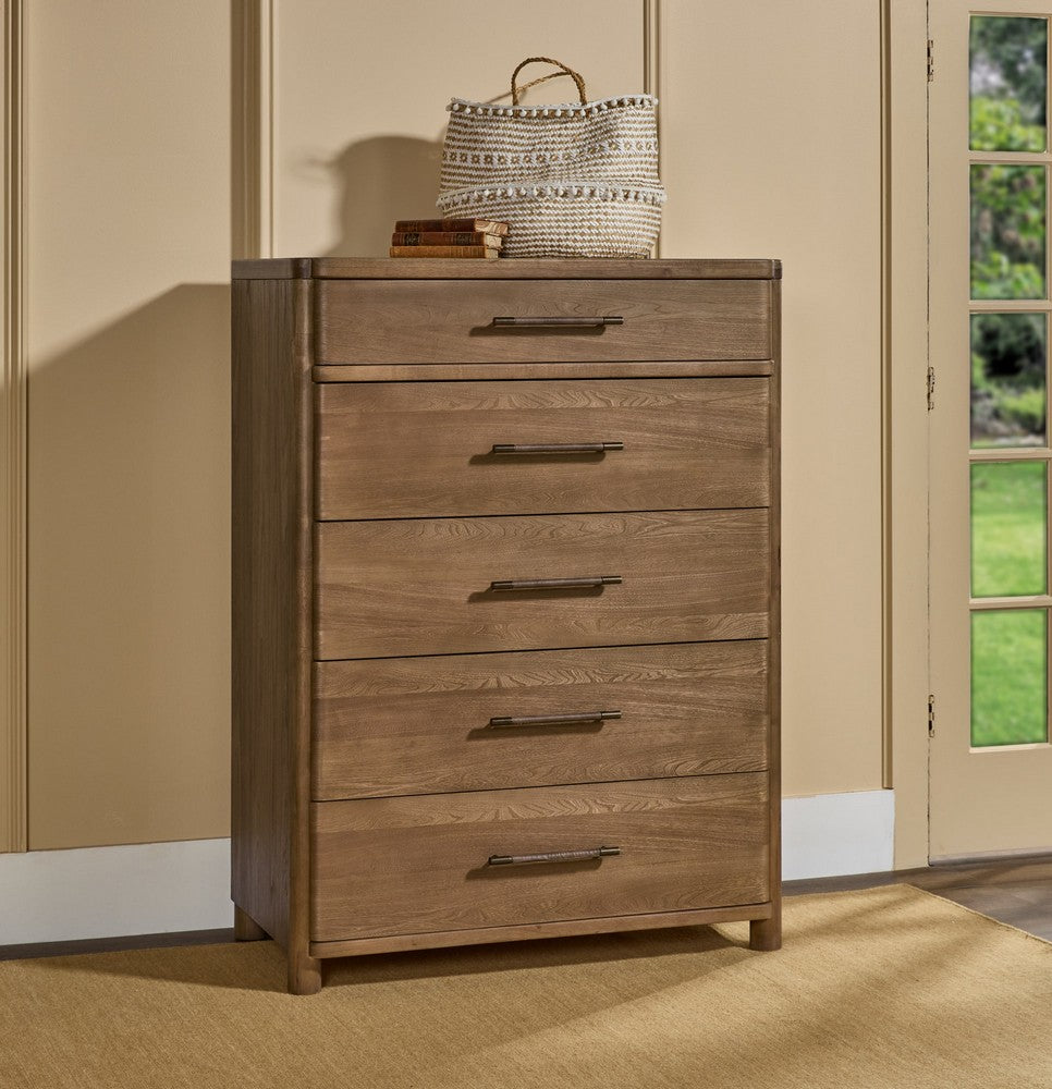 Modus Furniture - Hollis 5 Drw Chest - Cabin Glw - WC2D84 view 4