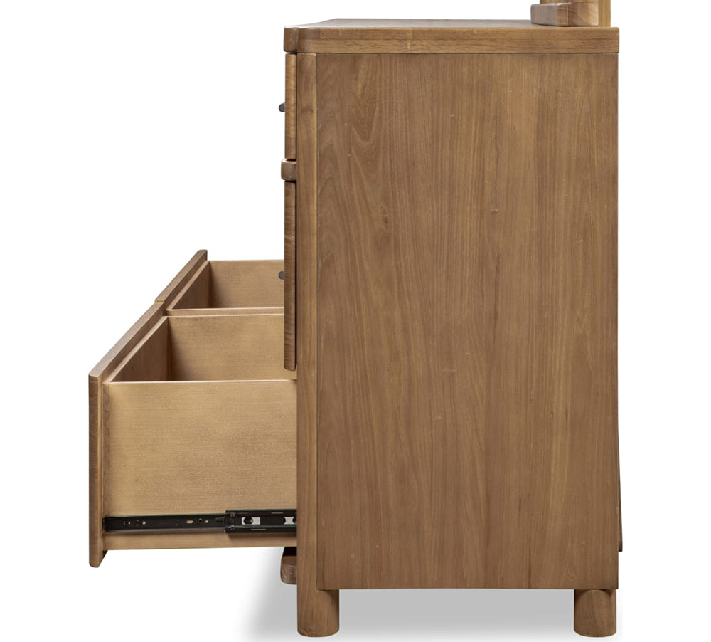 Modus Furniture - Hollis 8 Drw Dresser - Cbn Glw - WC2D82 view 3
