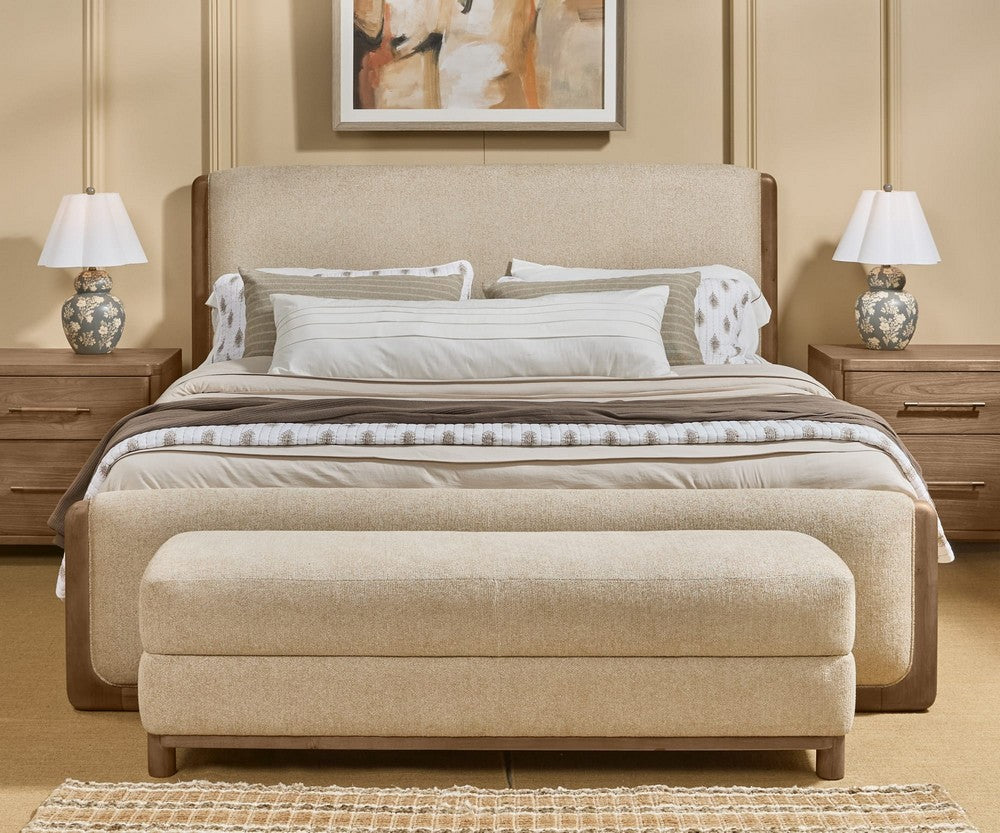 Modus Furniture - Hollis Uph KG Bed - Swtr/C Glw - WC2DH7 view 5