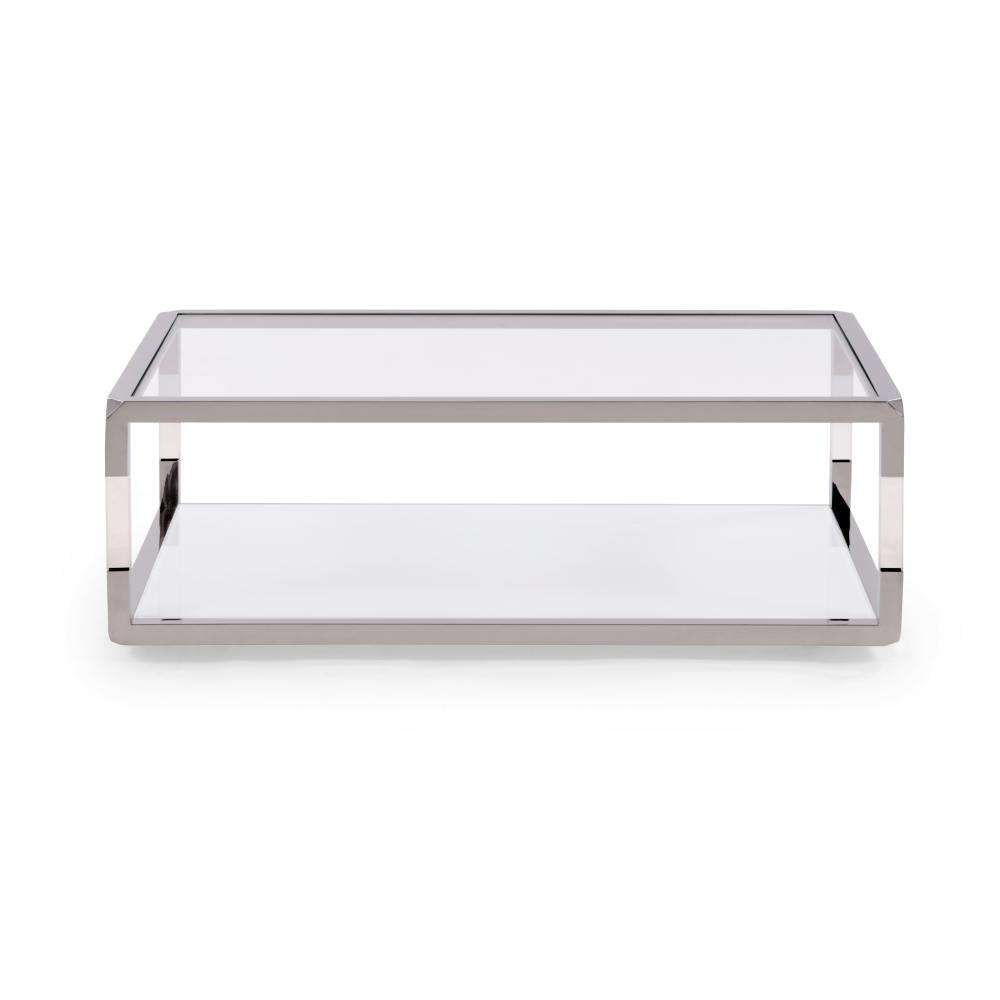 Modus Furniture - Jasper Coffee Table in Acrylic/White Glass/PSS - 8YW421 veiw 5