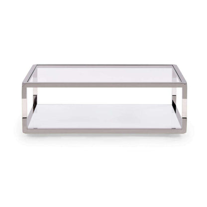 Modus Furniture - Jasper Coffee Table in Acrylic/White Glass/PSS - 8YW421 veiw 5