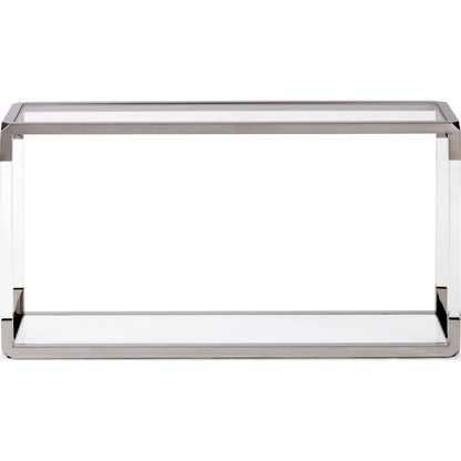 Modus Furniture - Jasper Console Table in Acrylic/White Glass/PSS - 8YW423 view 4