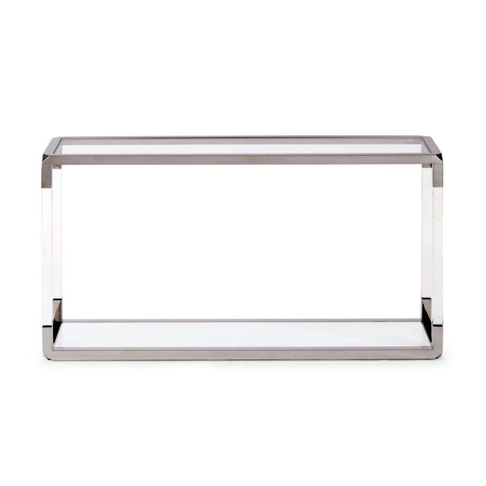 Modus Furniture - Jasper Console Table in Acrylic/White Glass/PSS - 8YW423 veiw 5