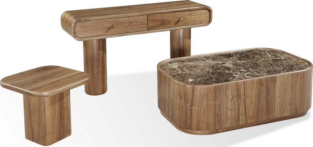 Modus Furniture - Juba Walnut Console Table in Mongoose - UWYT23 view 4