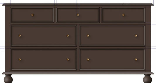 Modus Furniture - Kellie 7-Dwr Dresser - Bourbon - YY5J82 view 1