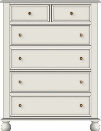 Modus Furniture - Kellie Chest - Milkstone - YY5K84 view 1