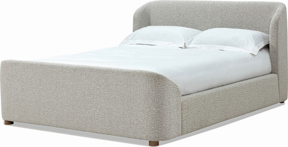 Modus Furniture - Kiki California King-size Upholstered Platform Bed in Cotton Ball Boucle - MQNBH6 view 1