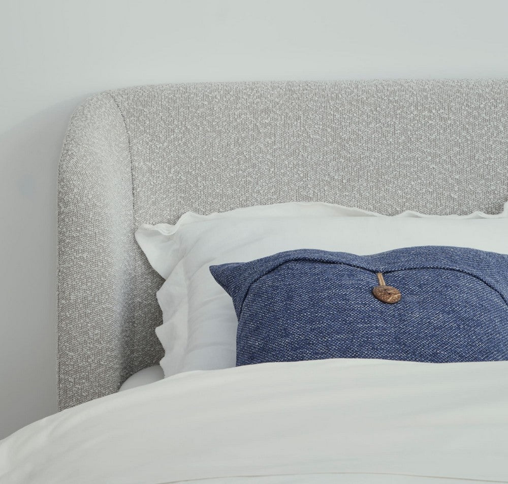 Modus Furniture - Kiki Full-size Upholstered Platform Bed in Cotton Ball Boucle (2026) - MQNBL4 view 5