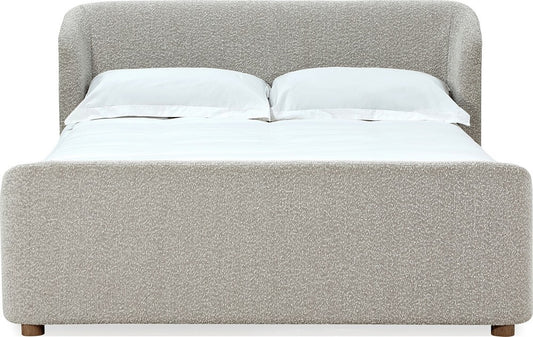 Modus Furniture - Kiki Full-size Upholstered Platform Bed in Cotton Ball Boucle - MQNBH4 view 2