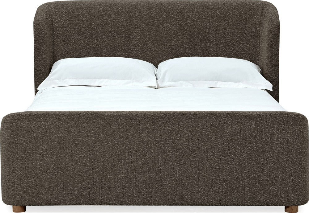 Modus Furniture - Kiki Full-size Upholstered Platform Bed in Pumpernickel Boucle (2026) - MQRVL4 view 2