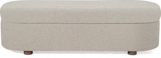 Modus Furniture - Kiki Uph Stg Bench - Whp Honey - MQ1L91 view 2