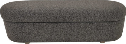 Modus Furniture - Kiki Upholstered Hinged Storage Bench in Pumpernickel Boucle (2026) - MQRV91 view 1