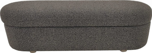Modus Furniture - Kiki Upholstered Hinged Storage Bench in Pumpernickel Boucle (2026) - MQRV91 view 1