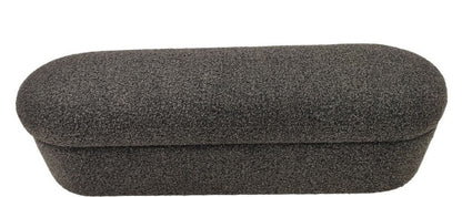 Modus Furniture - Kiki Upholstered Hinged Storage Bench in Pumpernickel Boucle (2026) - MQRV91 view 2
