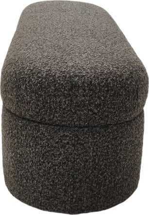 Modus Furniture - Kiki Upholstered Hinged Storage Bench in Pumpernickel Boucle (2026) - MQRV91 view 3