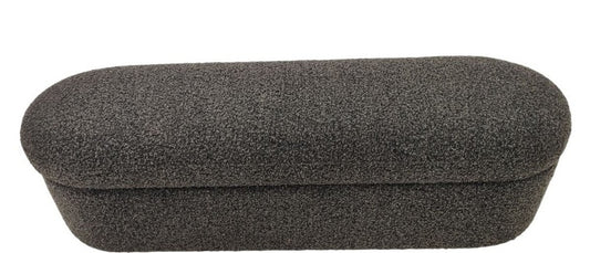 Modus Furniture - Kiki Upholstered Hinged Storage Bench in Pumpernickel Boucle - MQRV88 view 2