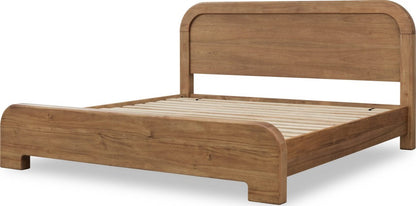Modus Furniture - Kione King-size Acacia Wood Platform Bed in Lioness - TXXWH7 view 4