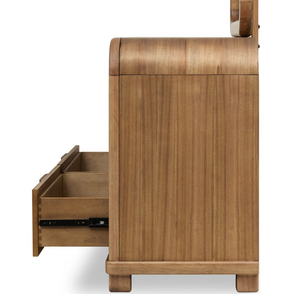 Modus Furniture - Kione Six Drawer Acacia Wood Dresser in Lioness - TXXW82 view 4