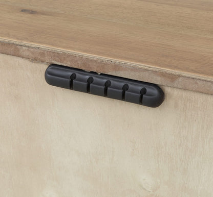 Modus Furniture - Kione Two Drawer Acacia Wood Nightstand in Lioness - TXXW81B view 5