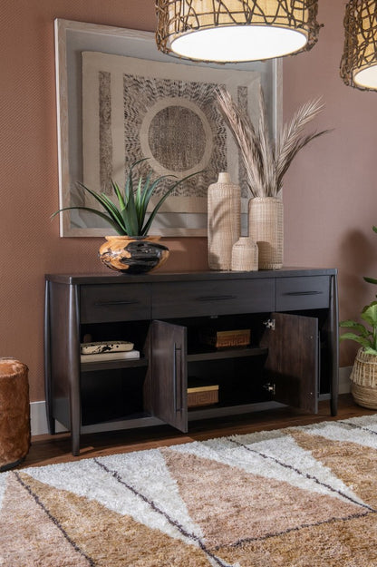 Modus Furniture - Koko Acacia Wood Sideboard in Minx - TWXV78 view 10